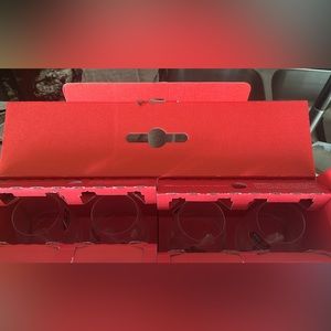 Never been used Riedel heart to heart Cabernet/merlot wine glasses. Set of 4